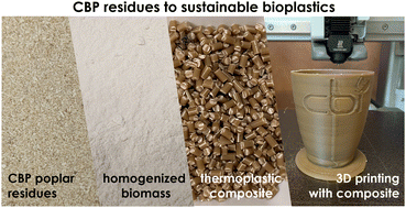Graphical abstract: Valorization of consolidated bioprocessing residues for bioplastics