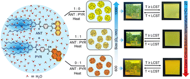 Graphical abstract: Customization of cloud temperature in amphiphilic π-systems by photoisomerization and supramolecular co-assembly for smart window applications