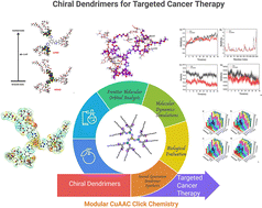 Graphical abstract: Rational design of click-assembled chiral dendrimers: anticancer activity and molecular dynamics study