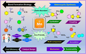 Graphical abstract: Frontiers in manganese catalysis: a sustainable platform for bond construction and heterocycle synthesis