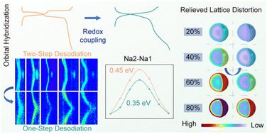 Graphical abstract: Orbital hybridization-mediated synergistic multi-electron redox in a NASICON cathode unlocking solid-solution reactions for ultrafast and durable sodium storage
