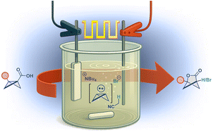 Graphical abstract: Pulsed electrolysis enables unexpected lactonization of bicyclobutane carboxylic acids
