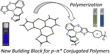 Graphical abstract: A highly stable, planar thiophene-fused triarylborane as a new building block for semiconductor polymers