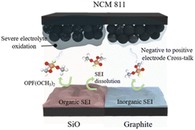 Graphical abstract: Negative-to-positive electrode soluble species crossover induced accelerated degradation in lithium-ion batteries
