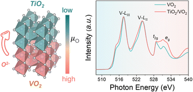 Graphical abstract: Spectroscopic evidence for directional oxygen-ion transport in correlated oxide heterostructures with tunable migration dynamics