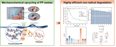 Graphical abstract: Valorization of waste polypropylene as a robust catalyst for rapid degradation of antibiotics in complex water matrices