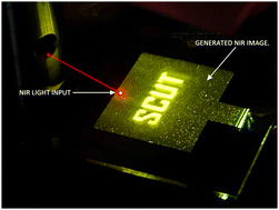 Graphical abstract: An organic near-infrared up-conversion device with photon multiplication photodetection capability