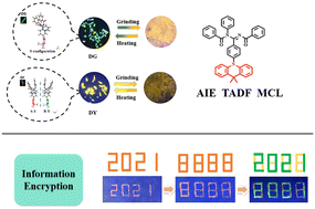 Graphical abstract: Reversible polymorph-to-amorphous phase transformation based on an aggregation-dependent thermally activated delayed fluorescence emitter