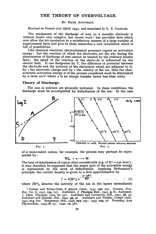 The theory of overvoltage