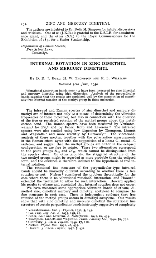 Internal rotation in zinc dimethyl and mercury dimethyl