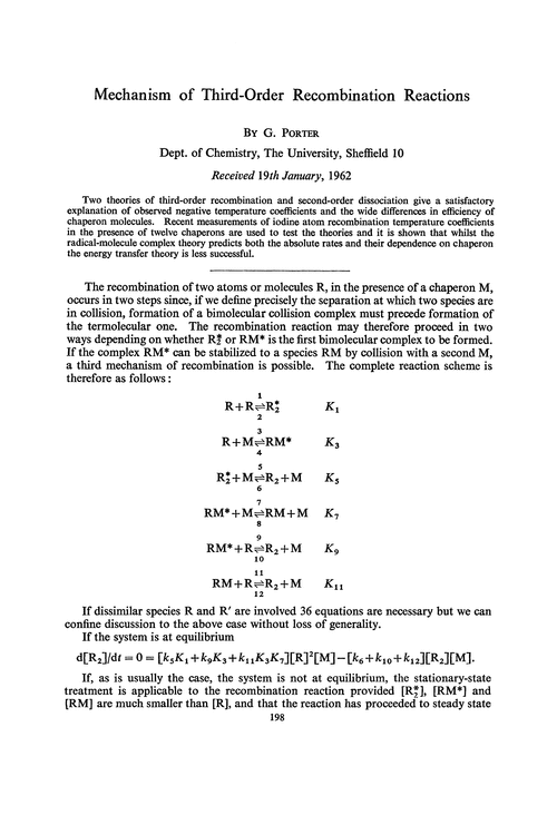 Mechanism of third-order recombination reactions