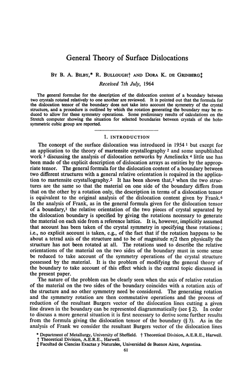 General theory of surface dislocations