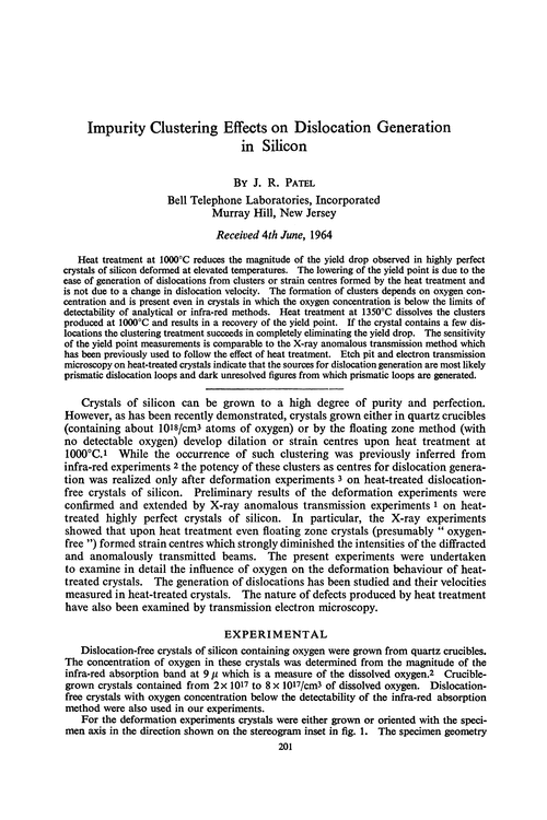 Impurity clustering effects on dislocation generation in silicon