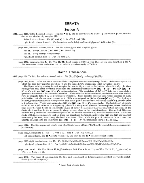 Errata