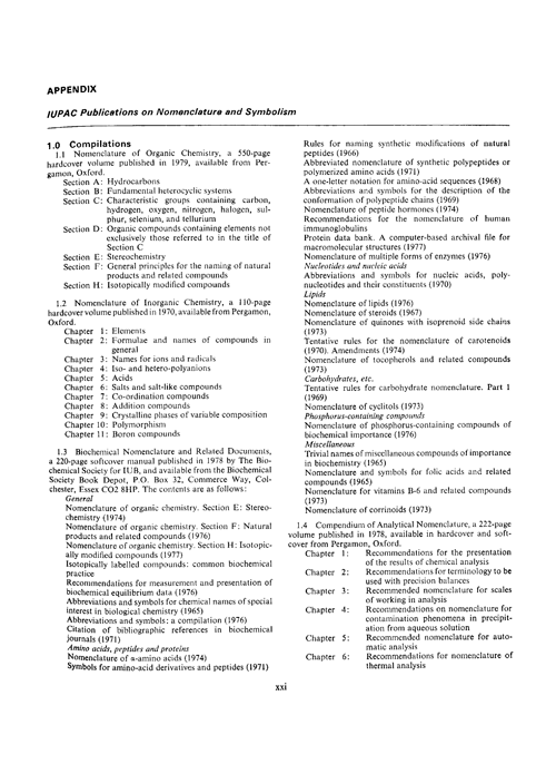 IUPAC publications on nomenclature and symbolism