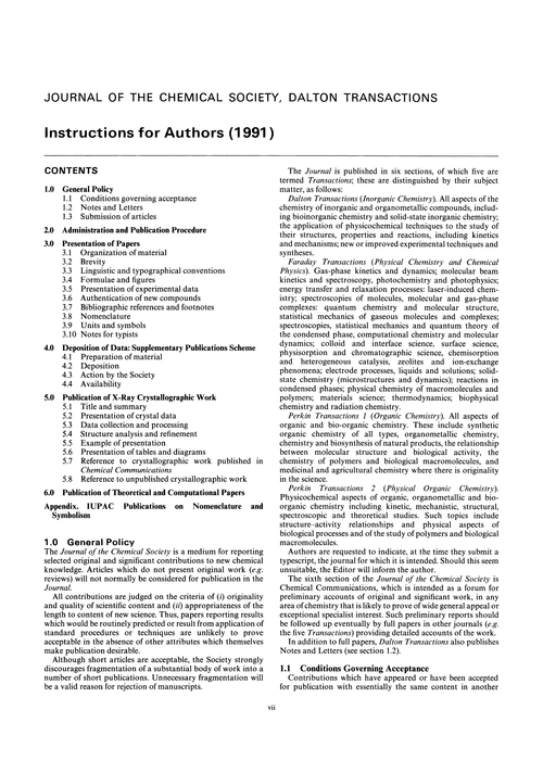 Instructions for authors (1991)