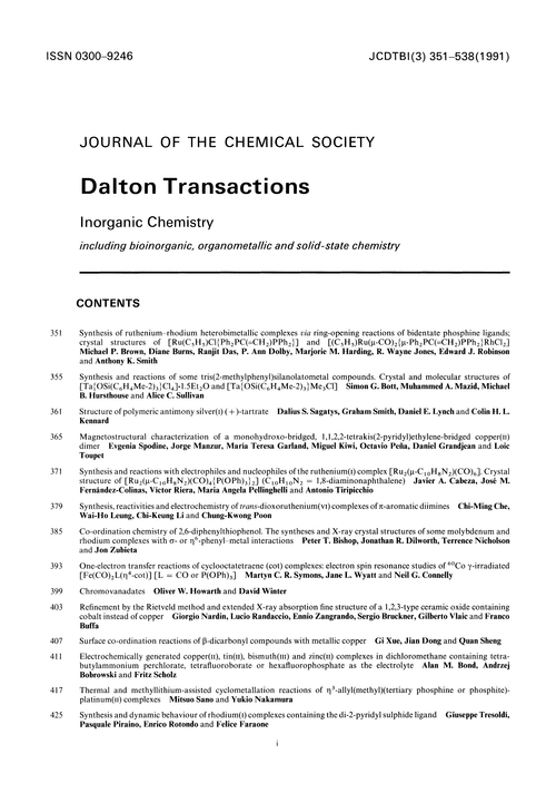 Contents pages