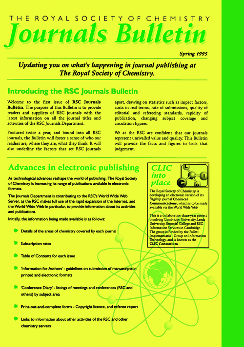 Journals bulletin