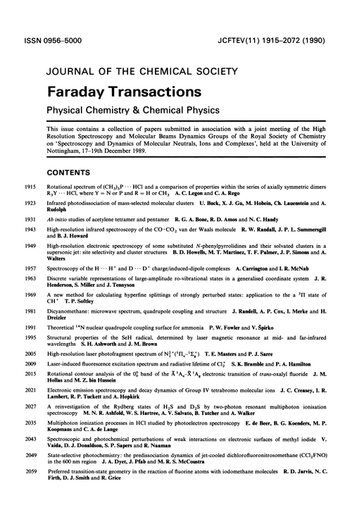 Contents pages