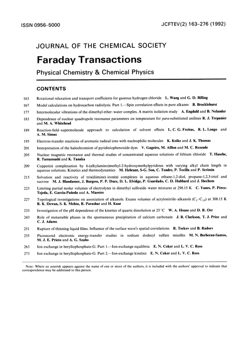 Contents pages