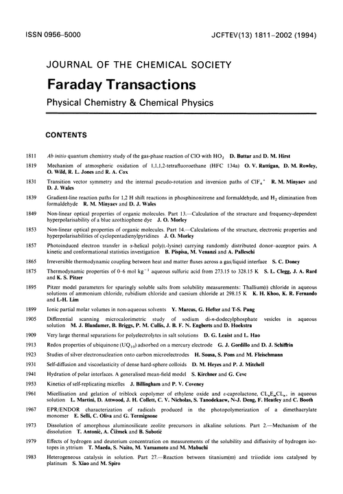 Contents pages