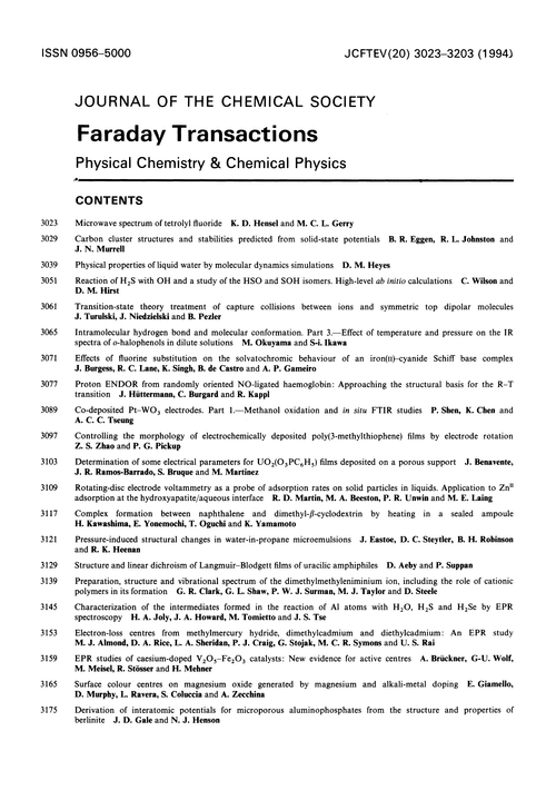 Contents pages