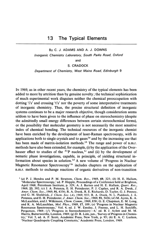 Chapter 13. The typical elements