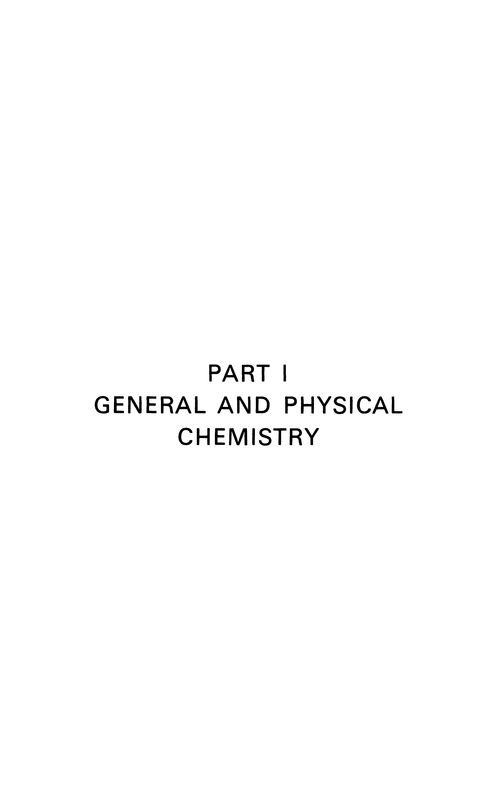 General and physical chemistry. Chapter 1. Introduction