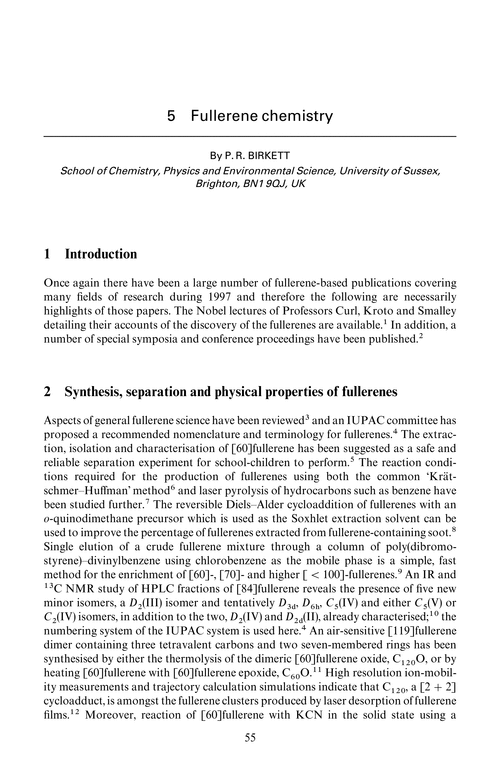 Chapter 5. Fullerene chemistry