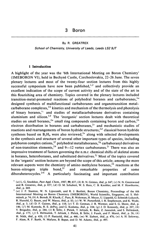 Chapter 3. Boron