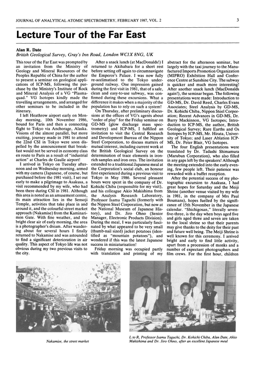 Lecture tour of the Far East