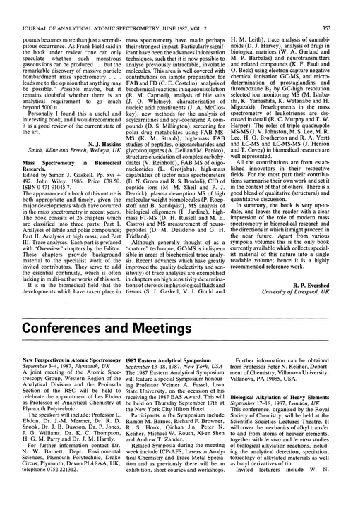 Conference and meetings