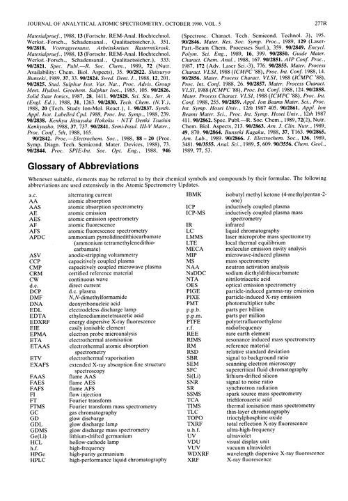 Glossary of abbreviations