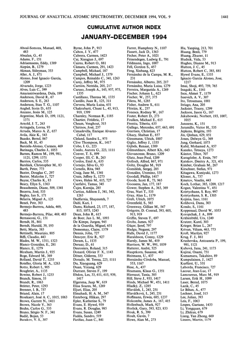 Cumulative author index