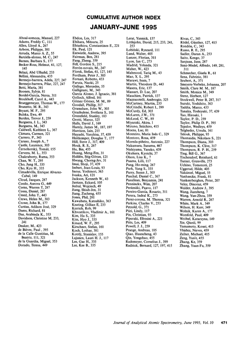 Cumulative author index