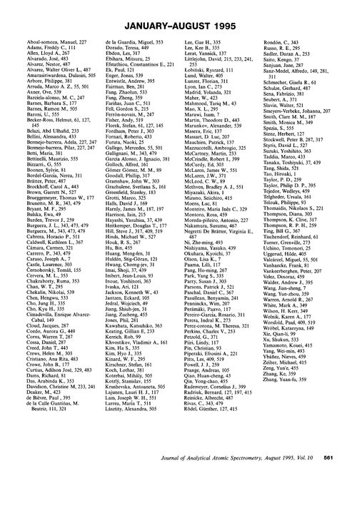 Cumulative author index