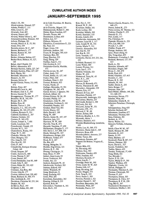 Cumulative author index