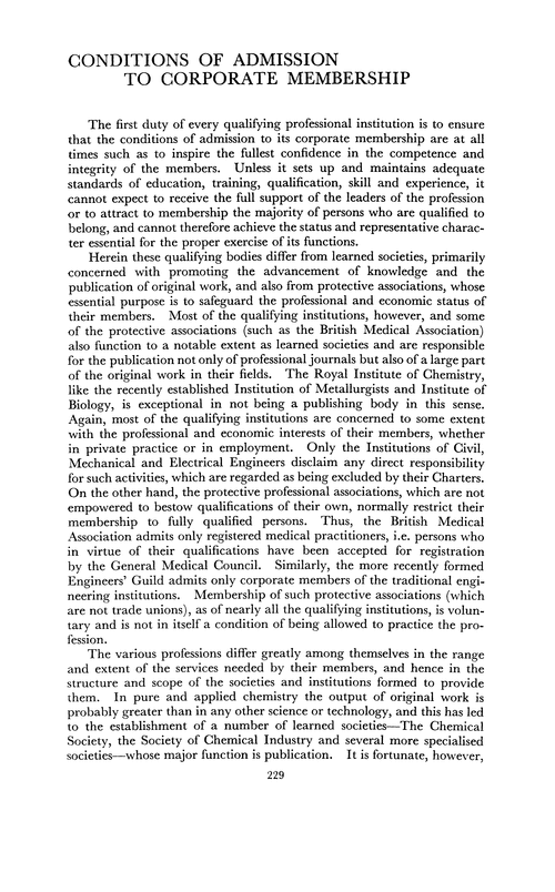 Journal of the Royal Institute of Chemistry. May 1955