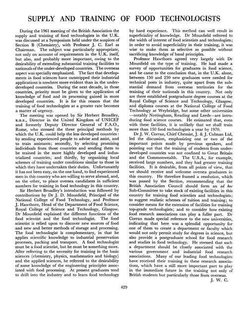 Journal of the Royal Institute of Chemistry. December 1961