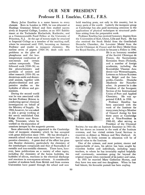 Journal of the Royal Institute of Chemistry. April 1963
