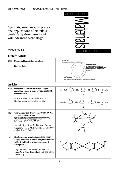 Contents pages