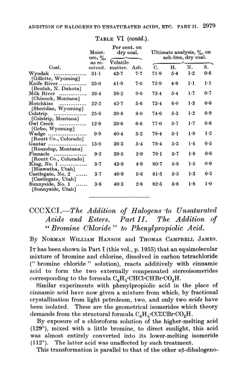 CCCXCI.—The addition of halogens to unsaturated acids and esters. Part II. The addition of “bromine chloride” to phenylpropiolic acid