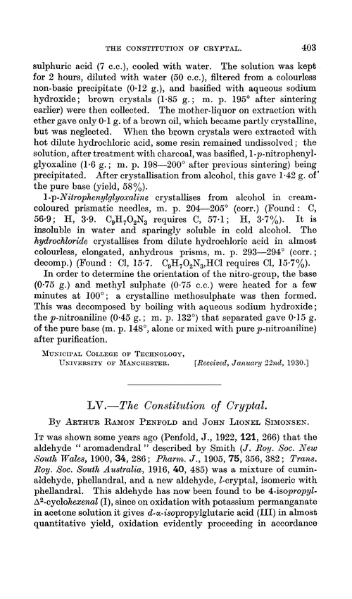 LV.—The constitution of cryptal