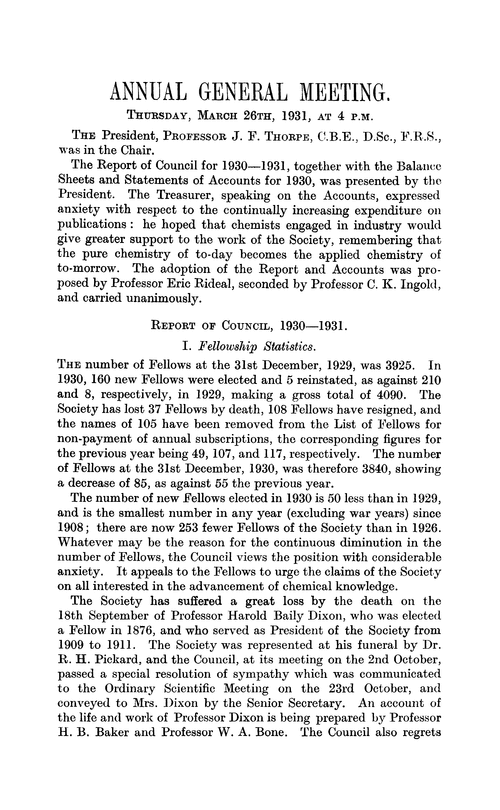 Annual General Meeting