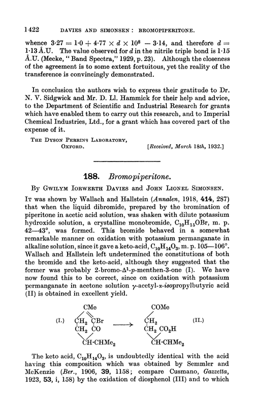 188. Bromopiperitone