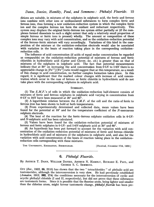 6. Phthalyl fluoride