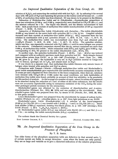 70. An improved qualitative separation of the iron group in the presence of phosphate