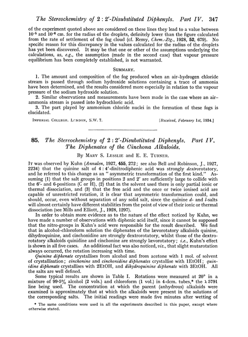 85. The stereochemistry of 2 : 2′-disubstituted diphenyls. Part IV. The diphenates of the cinchona alkaloids