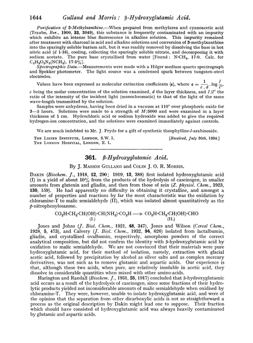361. β-Hydroxyglutamic acid