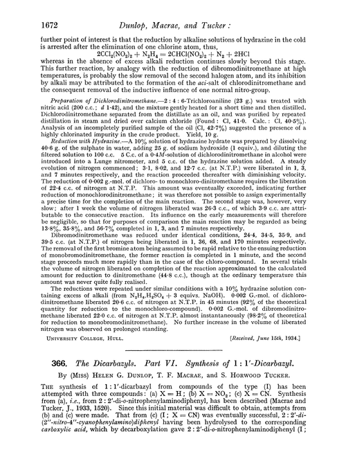 366. The dicarbazyls. Part VI. Synthesis of 1 : 1′-dicarbazyl